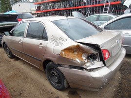 2005 TOYOTA COROLLA LE 4DR GOLD 1.8 AT Z19624